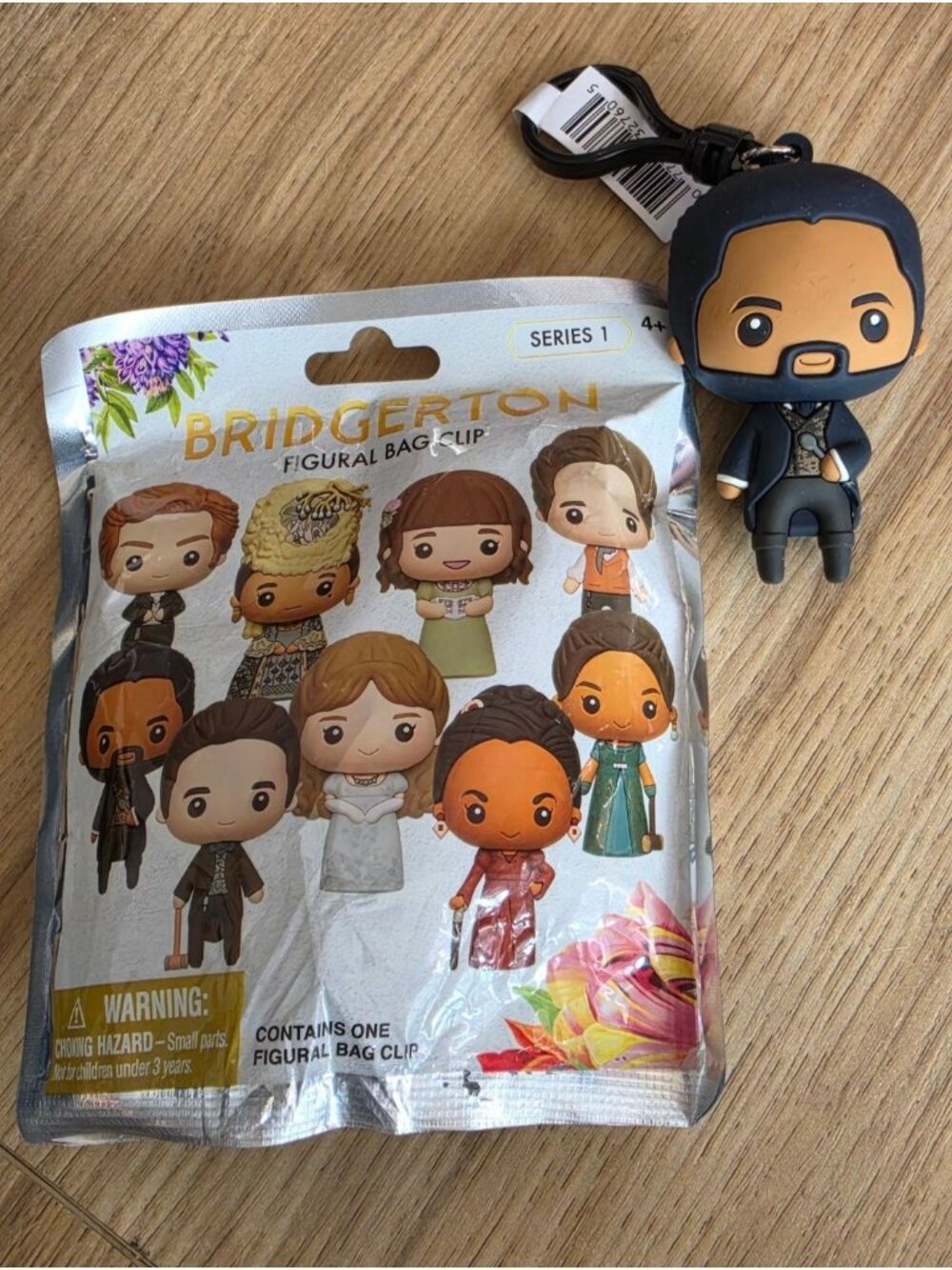Bridgerton Simon Basset Duke of Hastings Series 1 Figural Bag Clip 2025 Netflix - Picture 3 of 3